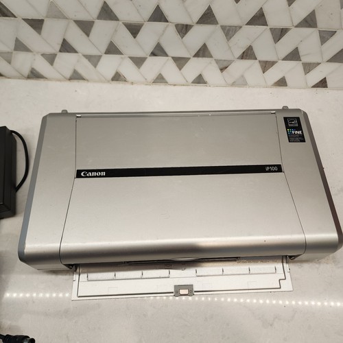 Canon iP100 Pixma USB Mobile inkjet Photo Printer. Not Tested - Picture 3 of 5