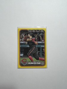 2024 Topps Series 1 Christian Encarnacion-Strand RC #219 Yellow Parallel - Reds