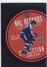 21/22 UPPER DECK..DARRYL SITTLER..NHL RECORDS..SP..CARD # RB-17..MAPLE LEAFS