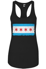 Chicago Flag - Stars Stripes State Pride Windy City Women's Tank
