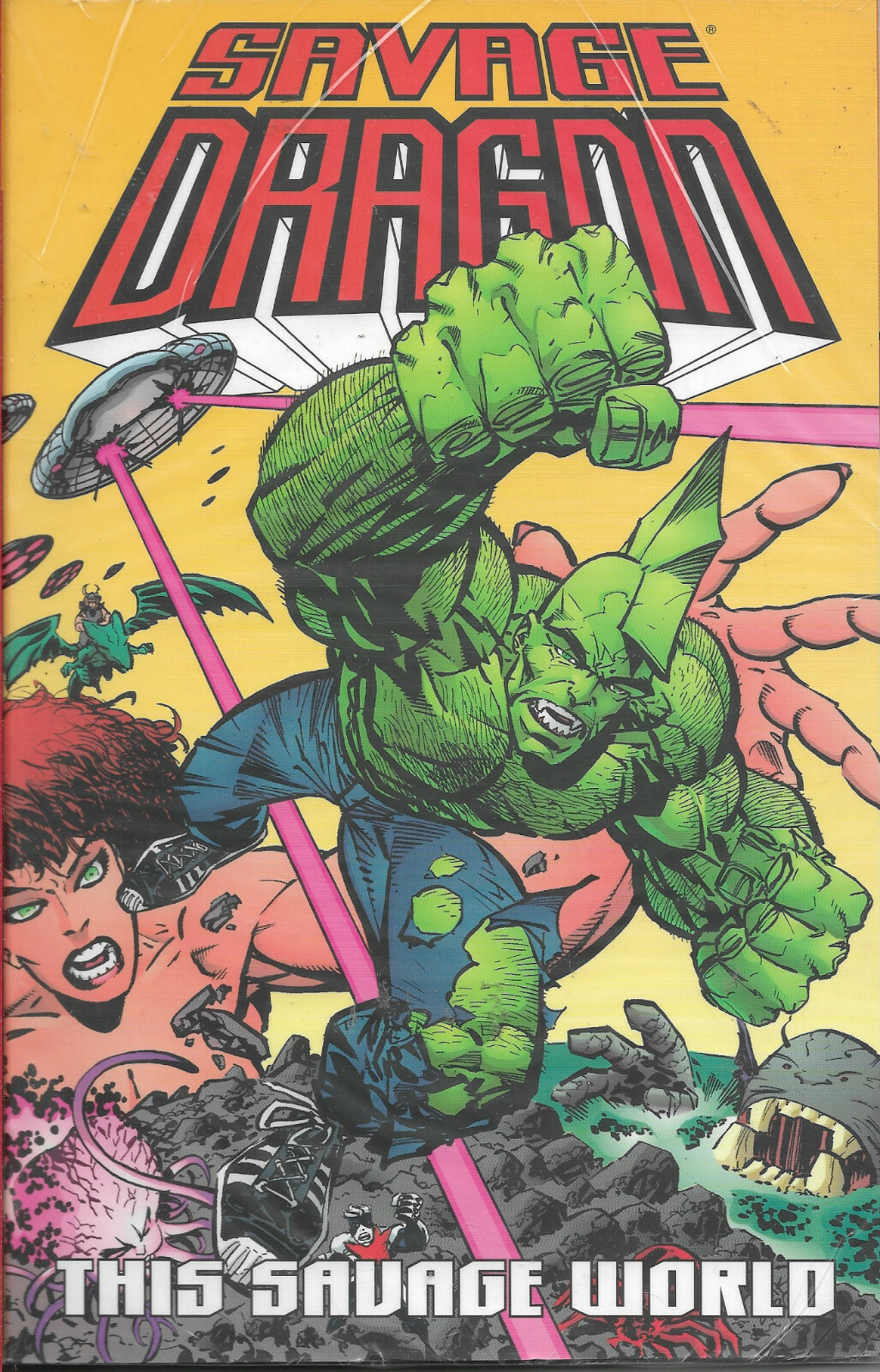 SAVAGE DRAGON - THIS SAVAGE WORLD Graphic Novel (S)