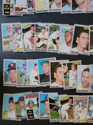 1970 Topps Baseball Card Lot - 50 Vintage Cards - Don Cardwell | Don King - Picture 4 of 6