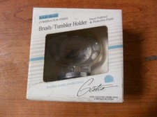 Gatco Elite Collection Brush/Tumbler Solid Brass-Chrome/Brass Finish - 5024