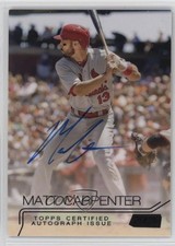 2015 Topps Stadium Club Black Foil 49/50 Matt Carpenter #SCA-MCR Auto 1t82