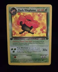 Dark Vileplume 30/82 Team Rocket 1st Edition