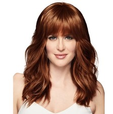 Raquel Welch Faux Fringe Hairpiece (R3025S+ Glazed Cinnamon Plus)