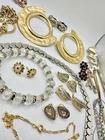 Vtg Jewelry Lot Silver Gold Tone Some Signed  Trifari Voice ART Estate Sale Read