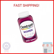 Centrum Multivitamin for Women, Multivitamin/Multimineral Supplement with Iron, 