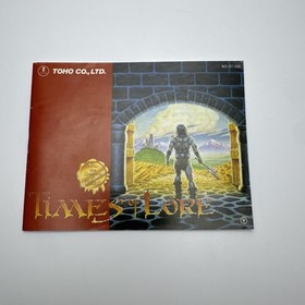 Times Of Lore (Nintendo NES) Cartridge With Manual And Map Rare Hard To Find