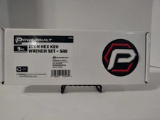Powerbuilt 9 Piece Zeon SAE Hex Key Wrench Set for Damaged Fasteners - 240096