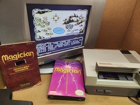 Magician (NES, 1990) CIB Box Manual Tested Taxan Nintendo RPG REV-A Copy