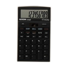 Aurora Desktop Calculator 12-digit LCD Black (DT920P)