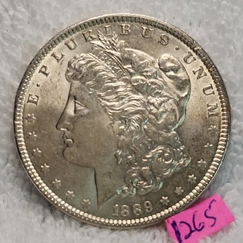 VIDEO 👀 🔥Beautiful Golden Toned OBV🔥1889 Morgan Silver Dollar GEM BU MS++ PQ