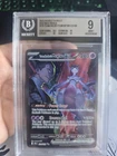 Pokémon Team Rocket's Mewtwo EX SIR Holo 231/182 Destined Rivals BGS 9