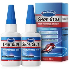 Super Glue for Shoe Repair, 30g x 2 Heavy Duty, Sole...