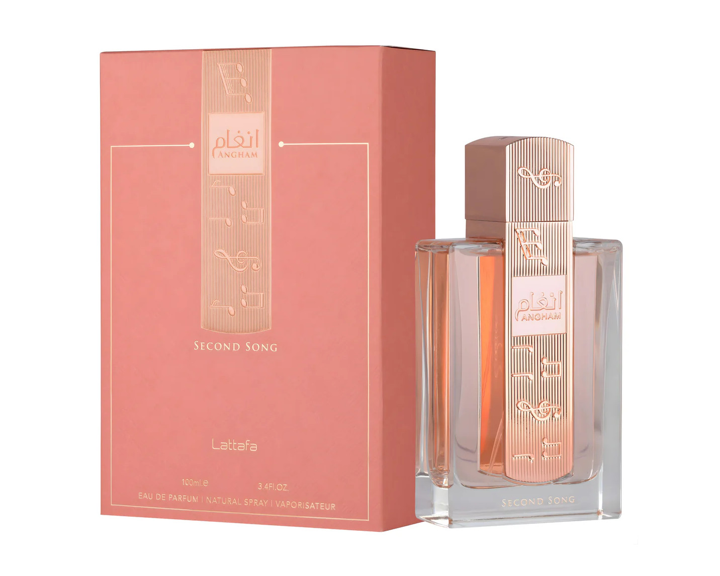 Angham Second Song 100ml Eau De Parfum Unisex Fragrance By Lattafa