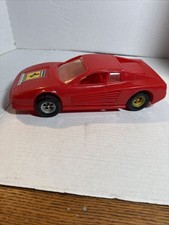 Vintage Tootsie Toy Car Ferrari Testarossa Red Nice Shape USA Made