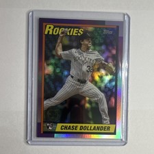Topps 2025 Update Chase Dollander #U90-50 Rookie Insert Rockies MLB Card