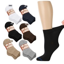 Diabetic Ankle Socks Mens Circulatory Health Socks 3 12 Pairs 9-11 10-13 13-15