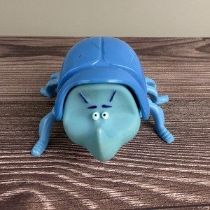 Vintage 90s Toy A Bug’s Life Dim Wind Up Walker Beetle Figure Disney Pixar 1998