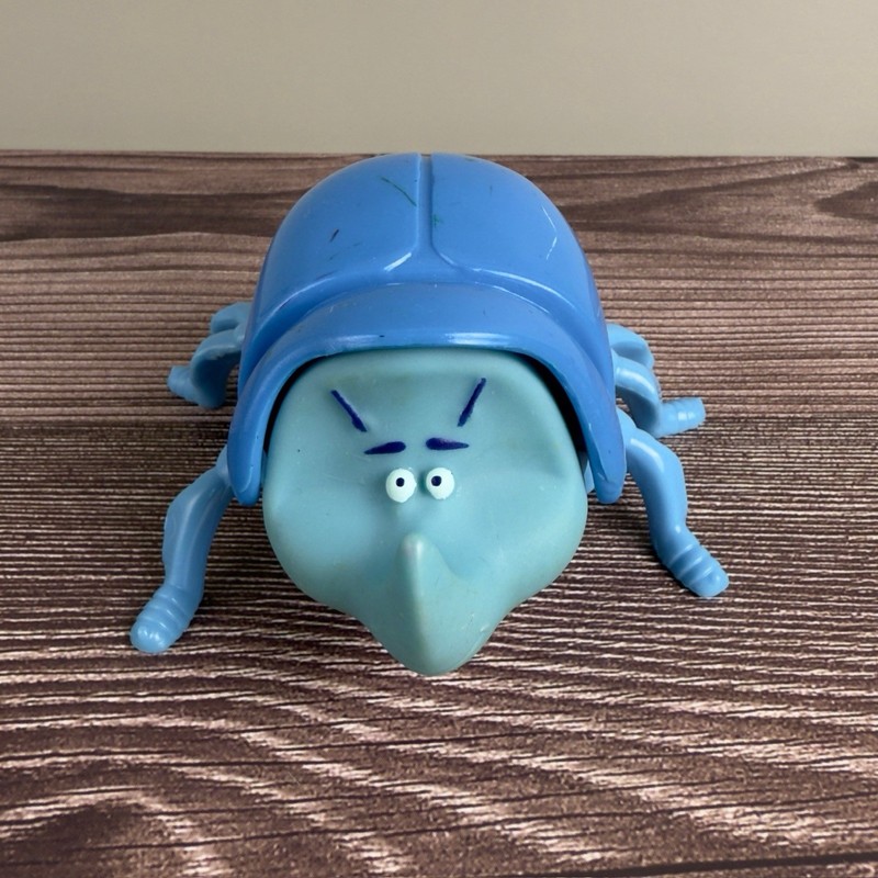 Vintage 90s Toy A Bug’s Life Dim Wind Up Walker Beetle Figure Disney Pixar 1998