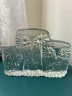 Vintage Blenko Clear Glass Owl Icefloe Owl Paperweight Don Shepherd Sculpture