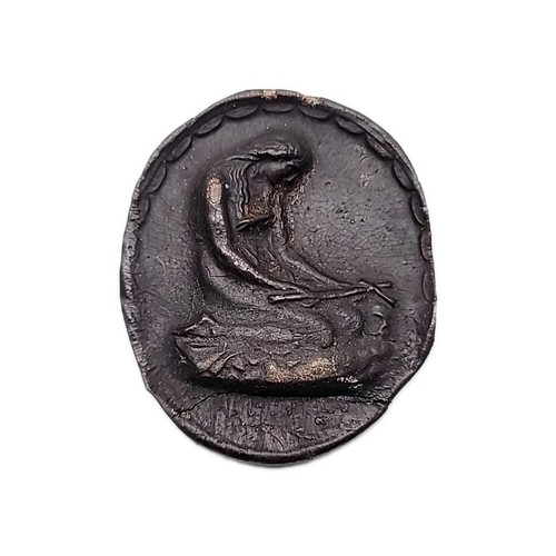 Rare Antique Ecclésiastique Reliques Lady Vera Fait De Florence Italie Cire Seal - Photo 1 sur 24