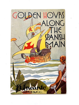 Lovely Vintage History Booklet ''Cuba'' To Help You With Your Visit ''El Encanto'' *