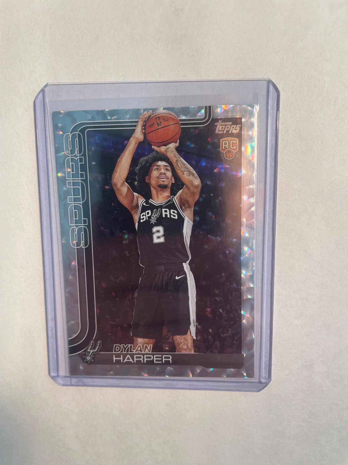 2025-26 Topps - Dylan Harper #202 Crackleboard Foil (RC)