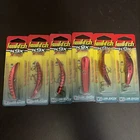 Lot 6 Luhr Jensen Kwikfish K9X Xtreme Non-Rattle Orange Craw