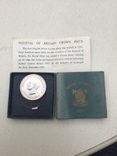 Festival Of Britain 1951 Five Shilling Coin - Still In Box And With Original...