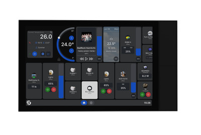 Shelly Wall Display XL Black WLAN · Schwarz