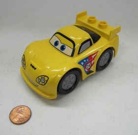 Lego Duplo JEFF GORVETTE SPORTS CAR VEHICLE DISNEY Pixar Movie Cars Set #6133