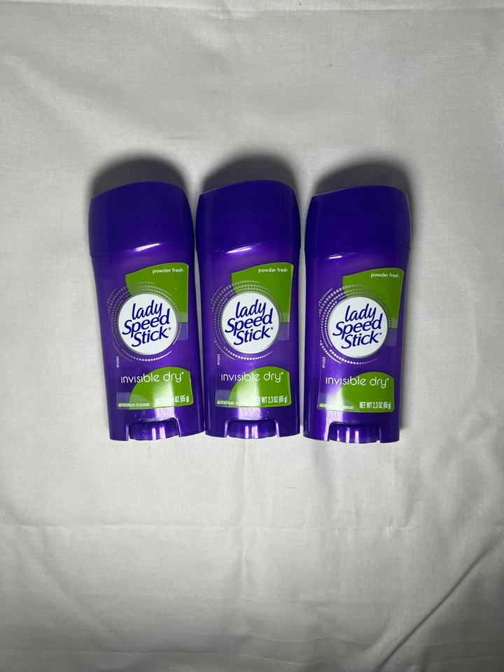 Desodorante y antitranspirante seco invisible Lady Speed Stick paquete de 3 2,3 oz Foto 3 de 4
