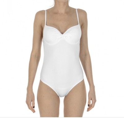 NWT La Perla White Swimsuit One Piece Size 8