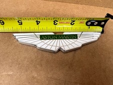 Oem Aston Martin External Wings Badge Bonnet Boot Tailgate White Green 140mm Oem Aston Martin External Wings Badge Bonnet Boot Tailgate White Green 140mm
