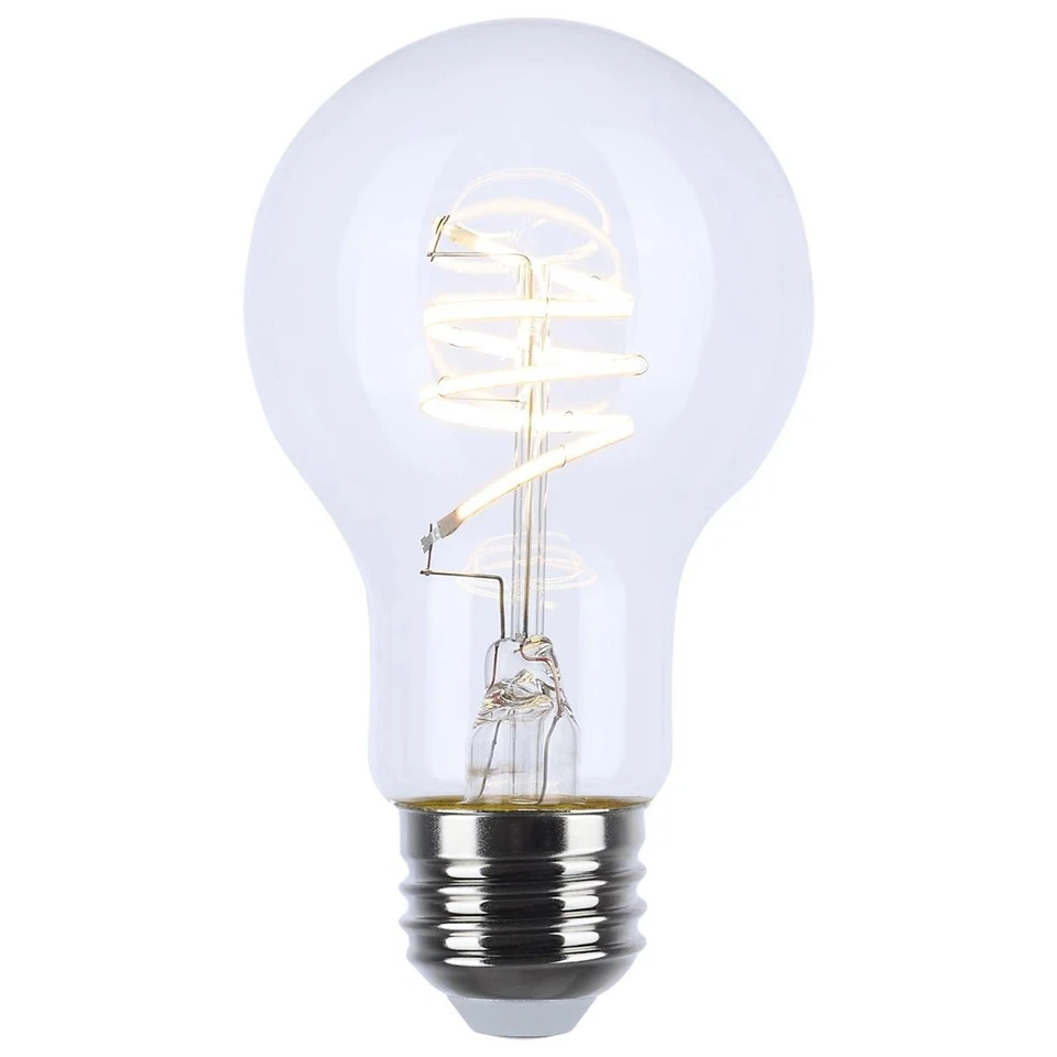 Satco S10521 - 6 Watt LED A19 Filament Light Bulbs - 2700K (1,2, 6 or 12 Pack) - Image 3 of 4