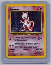 1999 Base Set Mewtwo Holo Rare #10/102 -MP on eBay