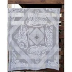 Handmade crochet tablecloth / table cover 140x120 cm