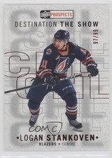 2021-22 Upper Deck CHL Achievements Silver 97/99 Logan Stankoven #A6 sq1