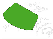 Pare-brise Porsche CAYMAN