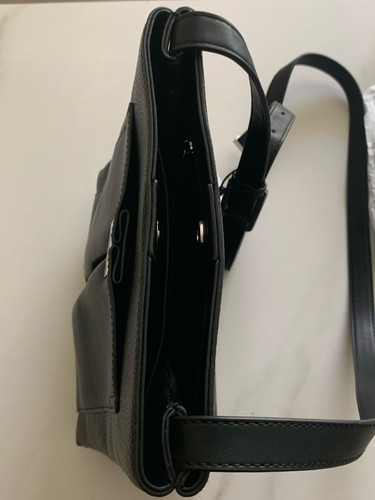 Calvin Klein Black Leather Medium Size Purse, H3AETYV3 Nickel, Unreleased, NWT - Bild 8 von 8