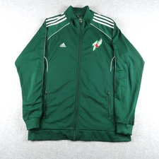 Adidas 7 Up 7UP Soda Green Zip Up Track Jacket Mens XL Pockets Sport