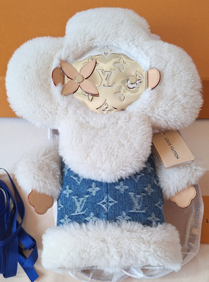 NEW Louis Vuitton Vivienne Backpack LV Ski 2025 Denim Shearling