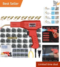 Plastic Welder Kit 800 Staples Portable Repair Tool for Bumpers Dashboards