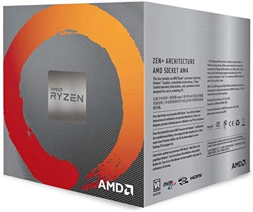 AMD Ryzen 5 3400G with Wraith Spire cooler 3.7GHz 4 cores / 8 threads 65W [Distr - Image 2 of 4