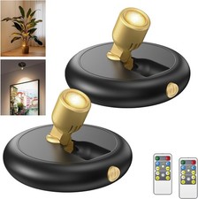 Quality Upgraded Indoor Plant Spotlight Battery Operated, Picture Lights for Wal