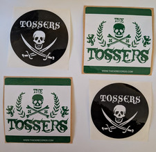 The Tossers Sticker Lot of 4 Thick Records 2003