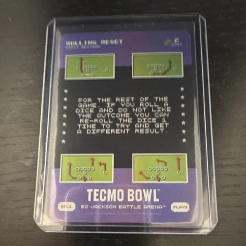Bo Jackson Battle Arena Bonus Play Foil Rolling Reset BPL1