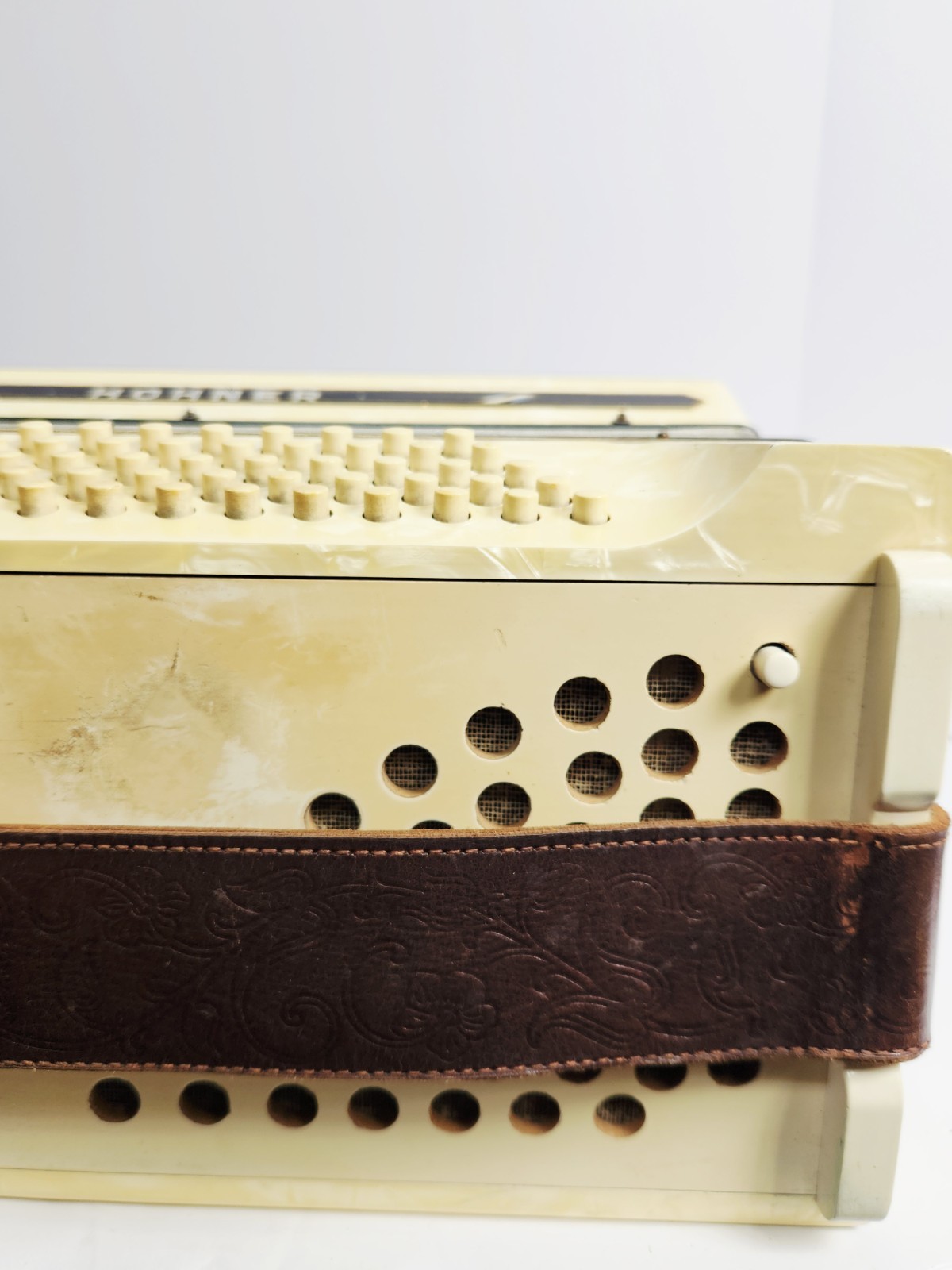 Vintage Hohner Tango II Accordion With Case 